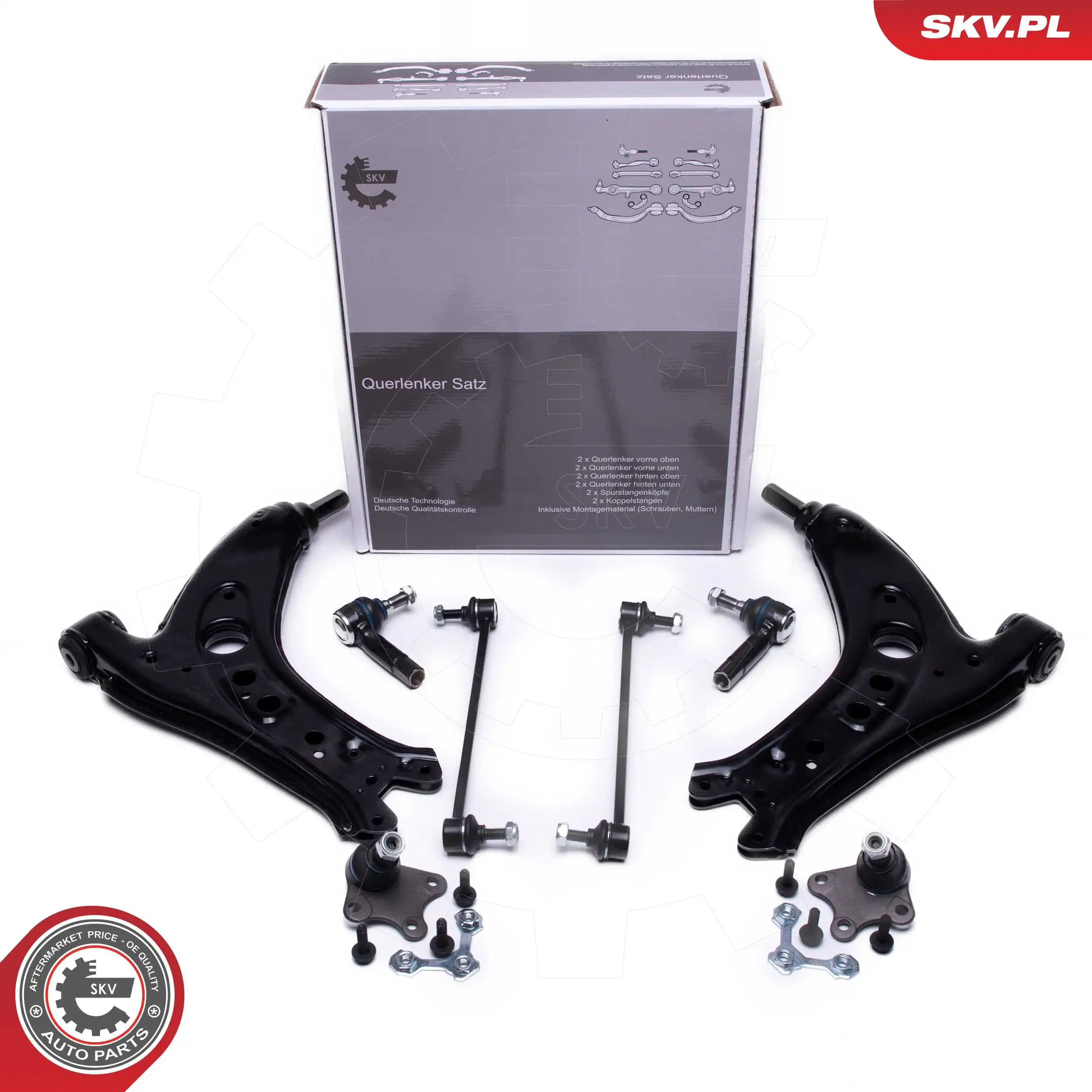 Control/Trailing Arm Kit, wheel suspension